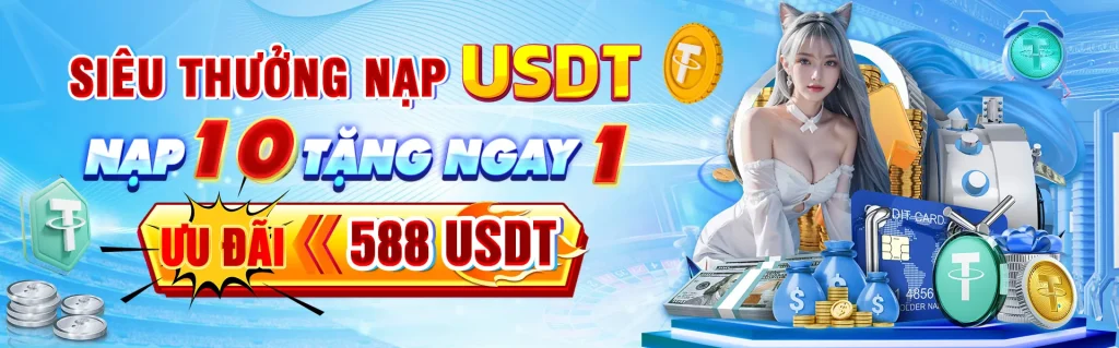 Thưởng USDT khi nạp tại 123B